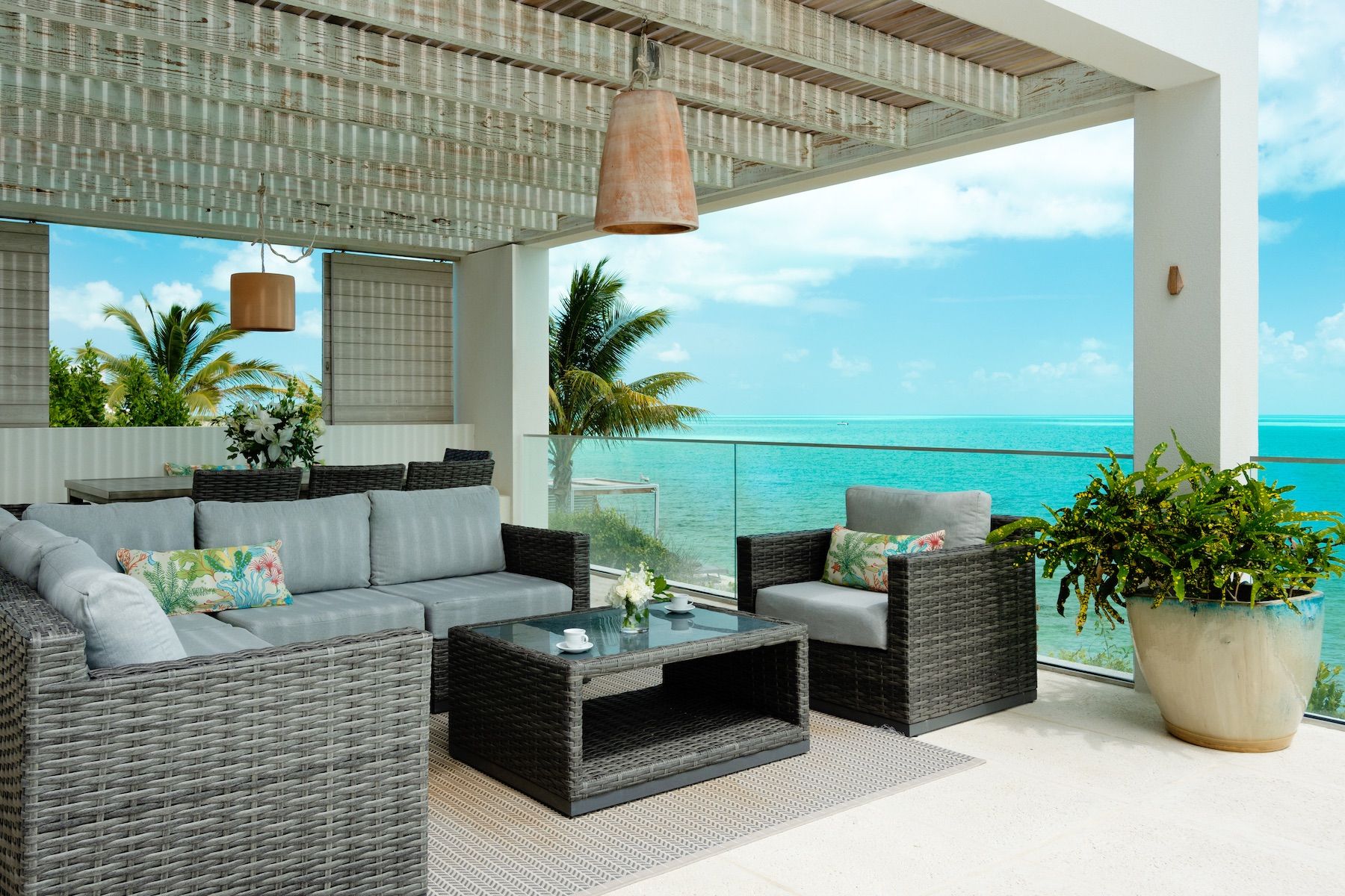 Poolside gazebo